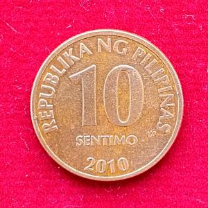 Philippines 10 Sentimo 2010 Coin