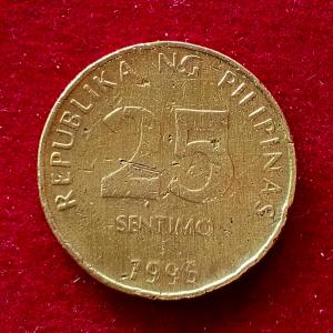 Philippines 25 Sentimo 1995 Coin