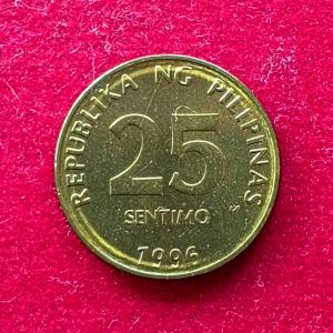 Philippines 25 Sentimo 1996 Coin