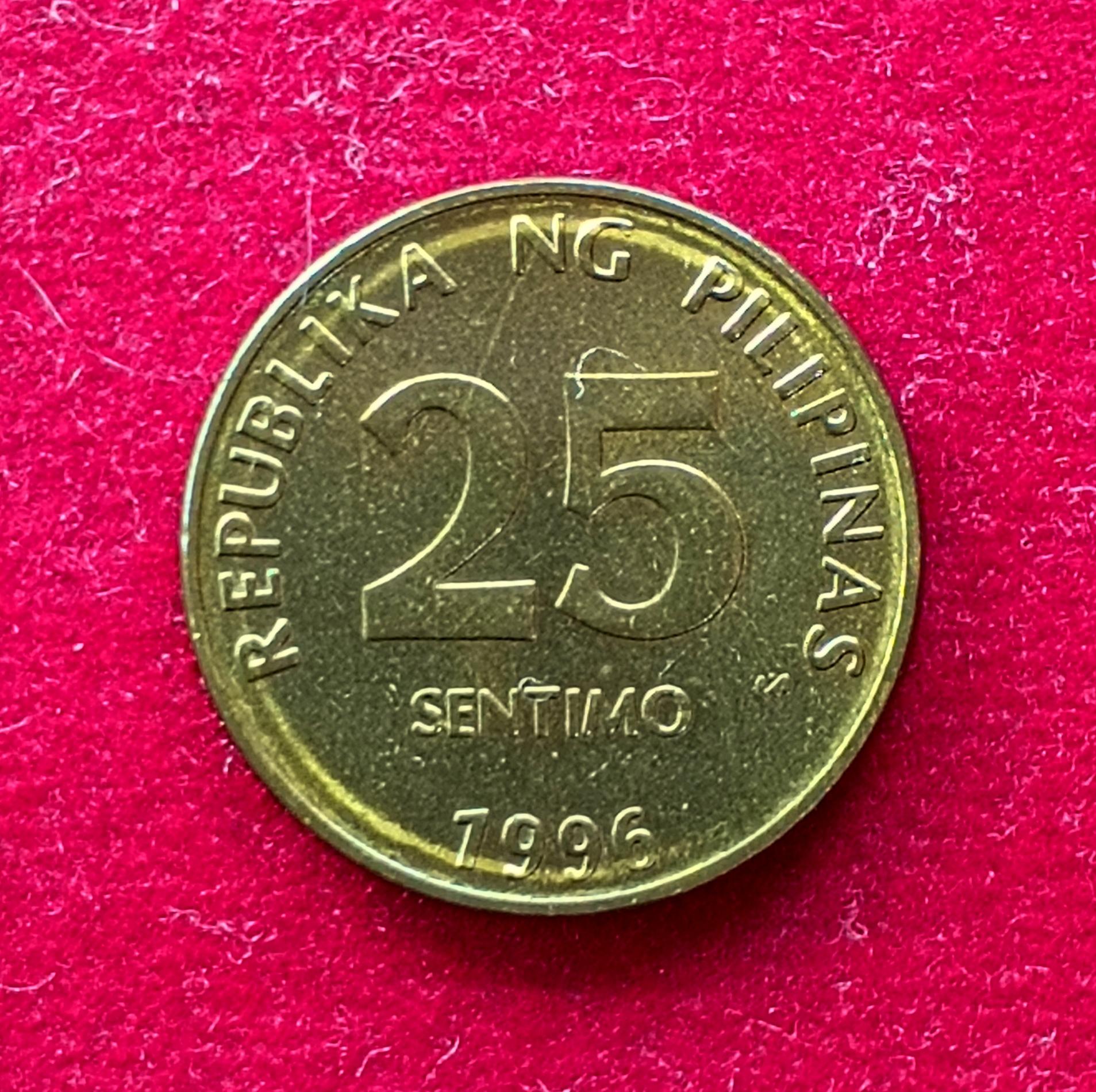 Philippines 25 Sentimo 1996 Coin