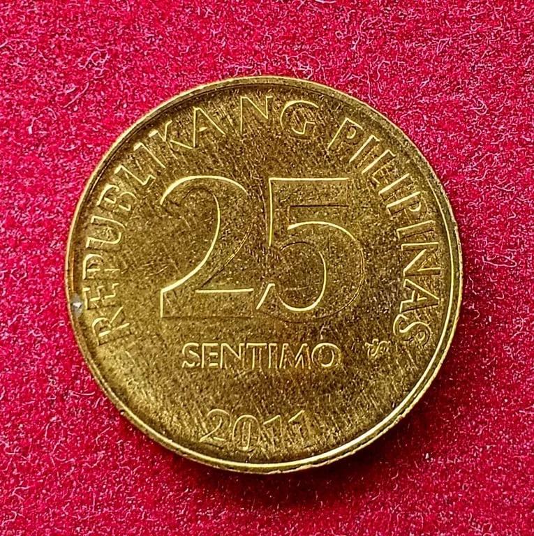 Philippines 25 Sentimo 2011 Coin
