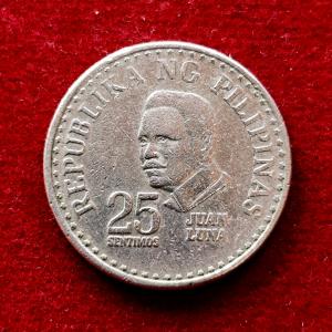 Philippines 25 Sentimos 1976 Coin