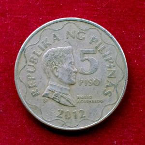 Philippines 5 Piso 2012 Coin