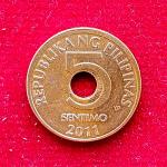 Philippines 5 Sentimo 2011 Coin