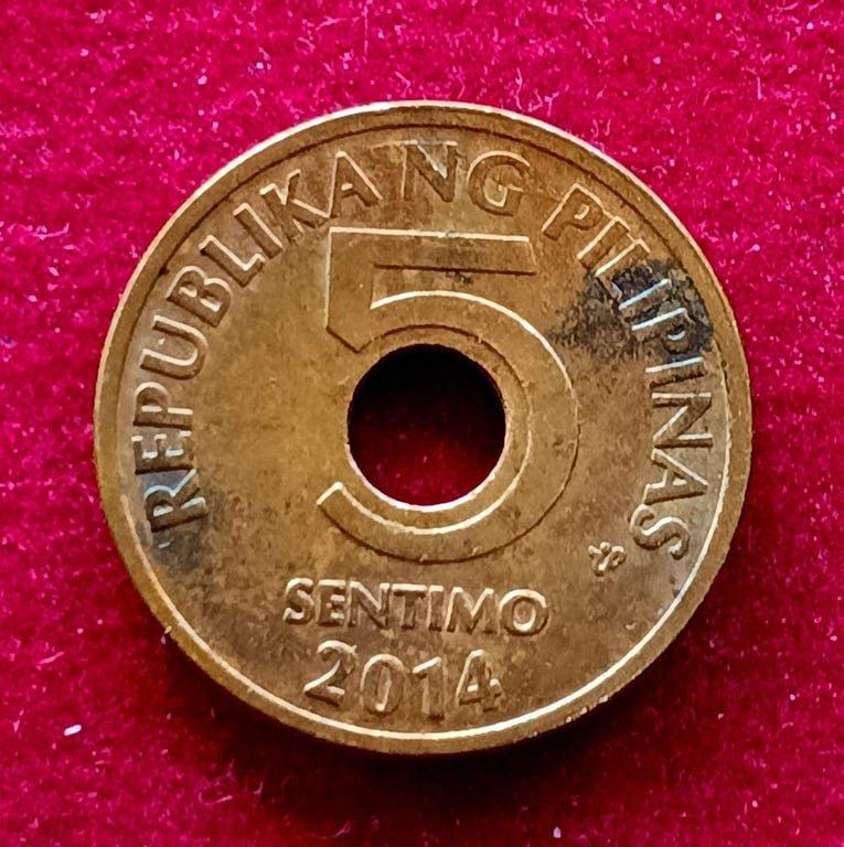 Philippines 5 Sentimo 2014 Coin