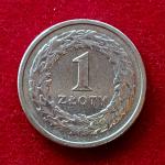 Poland 1 Zloty 1991 Coin