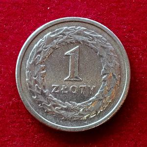 Poland 1 Zloty 1991 Coin