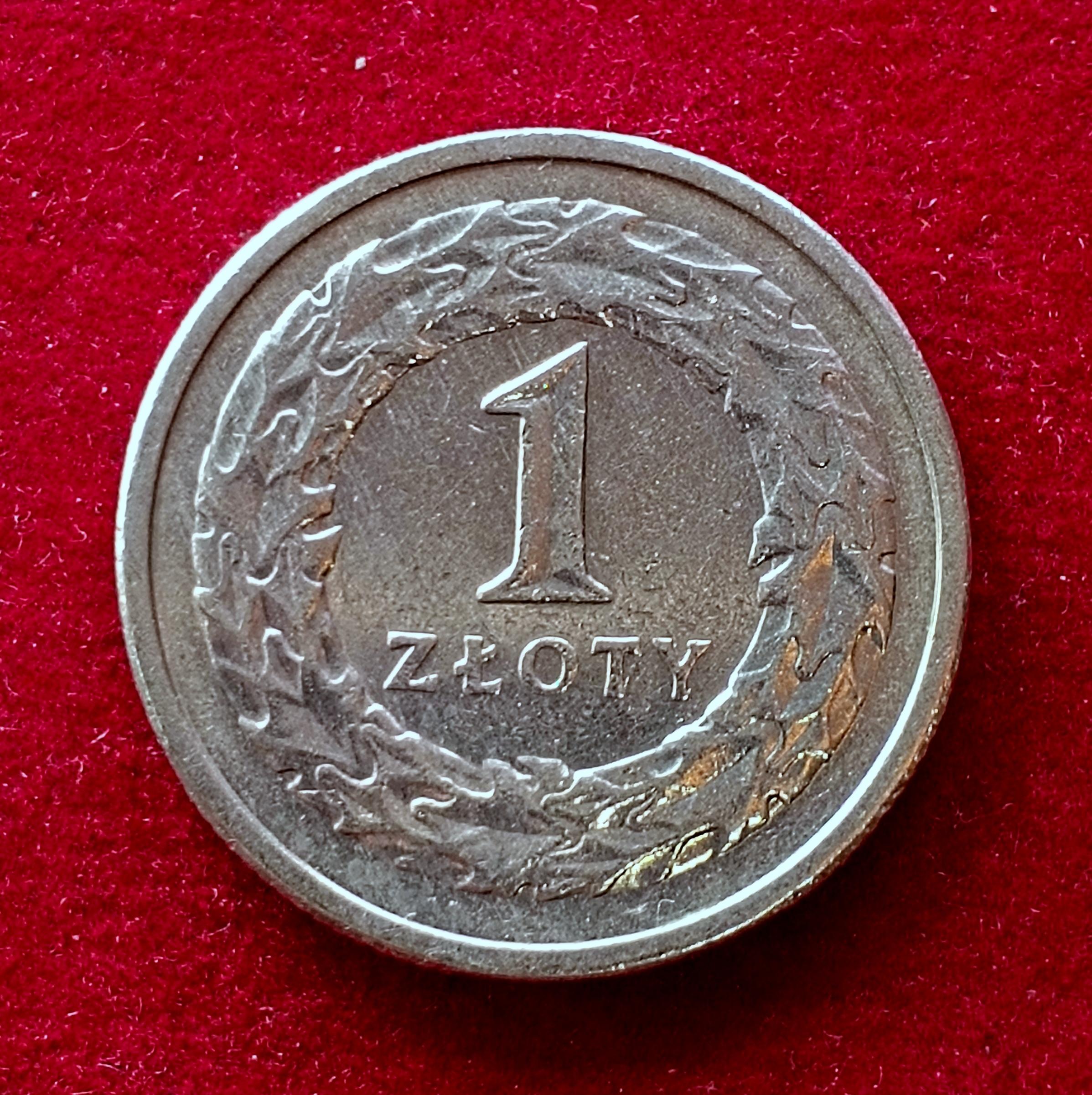 Poland 1 Zloty 1991 Coin