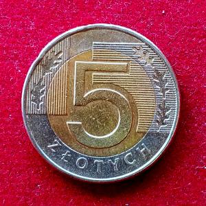Poland 5 Zlotych 1994 Coin