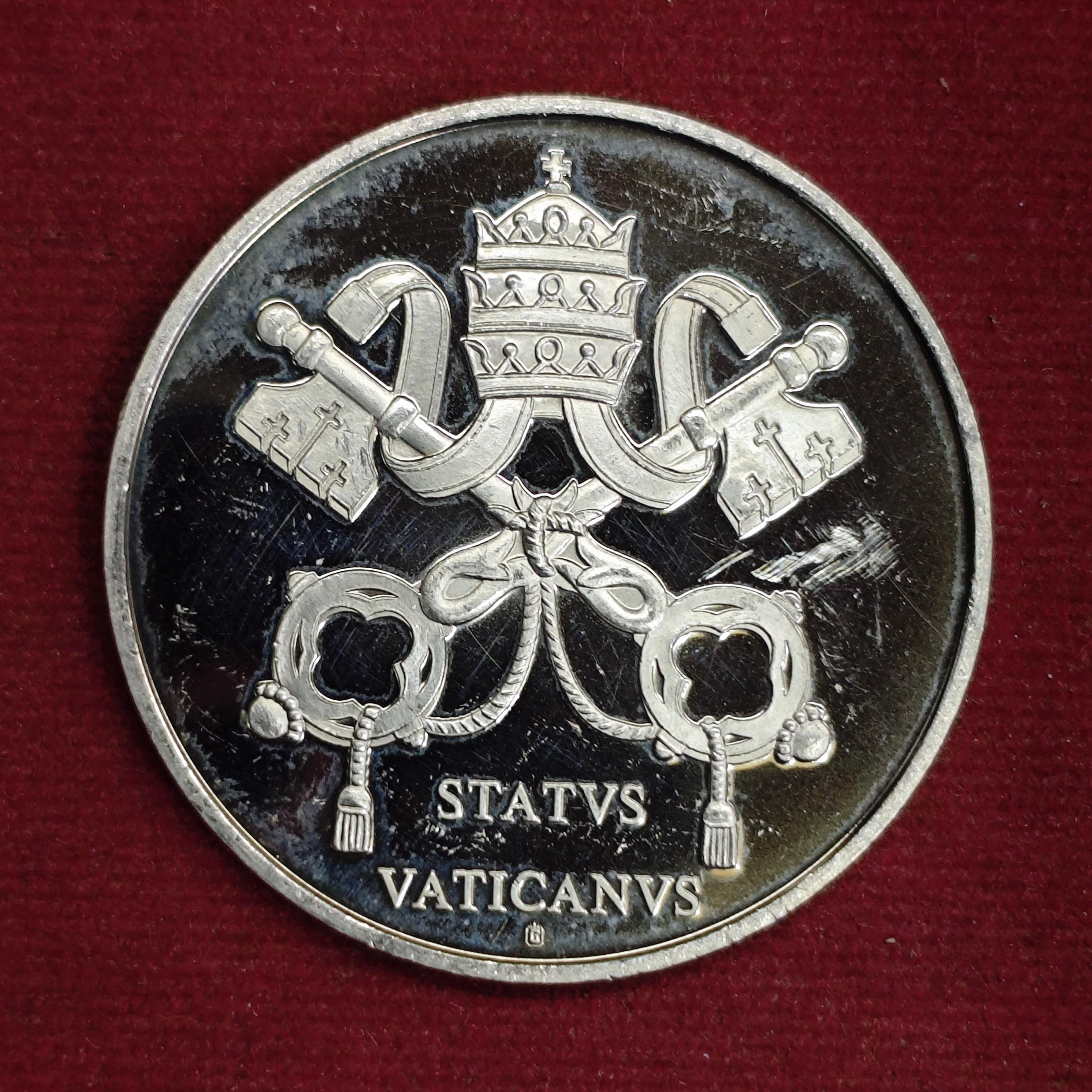 Pope Benedict XVI World Youth Day Cologne 2005 Commemorative Medallion – Vatican “Status Vaticanus” (40 mm)