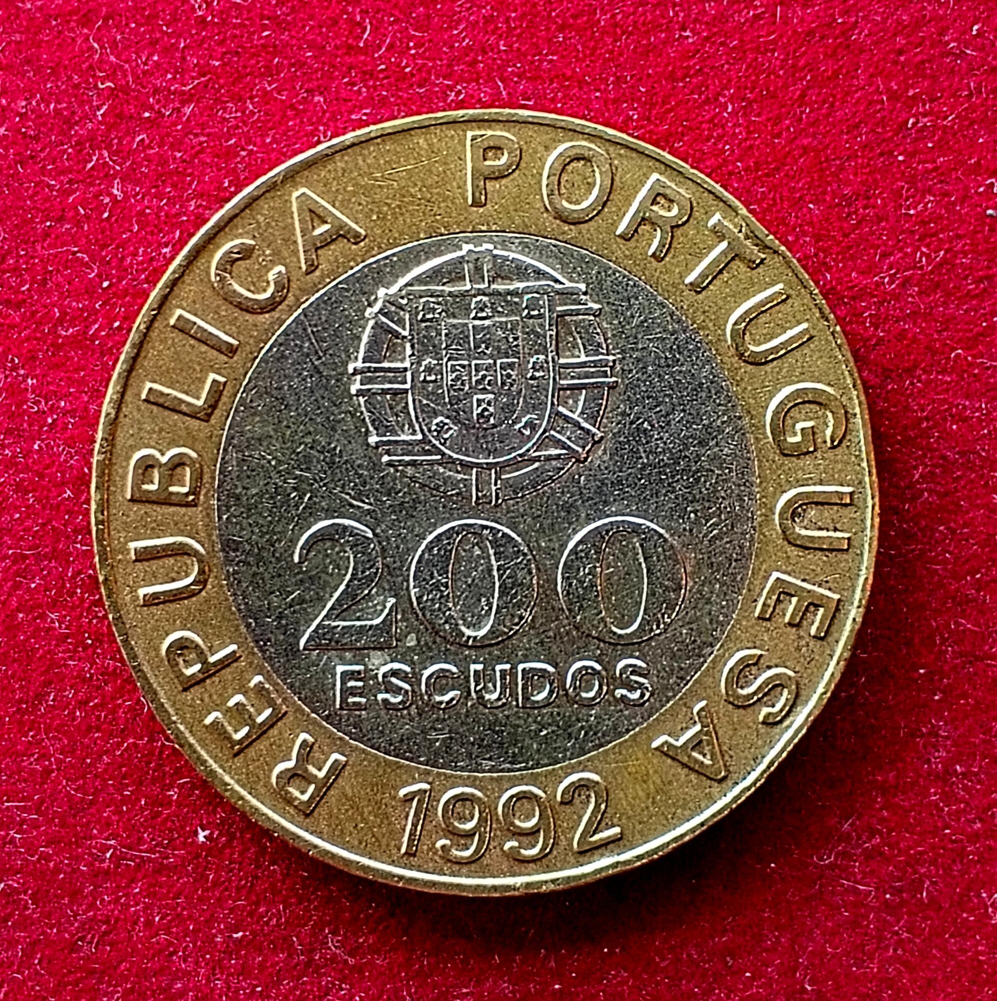Portugal 200 Escudos 1992 Coin