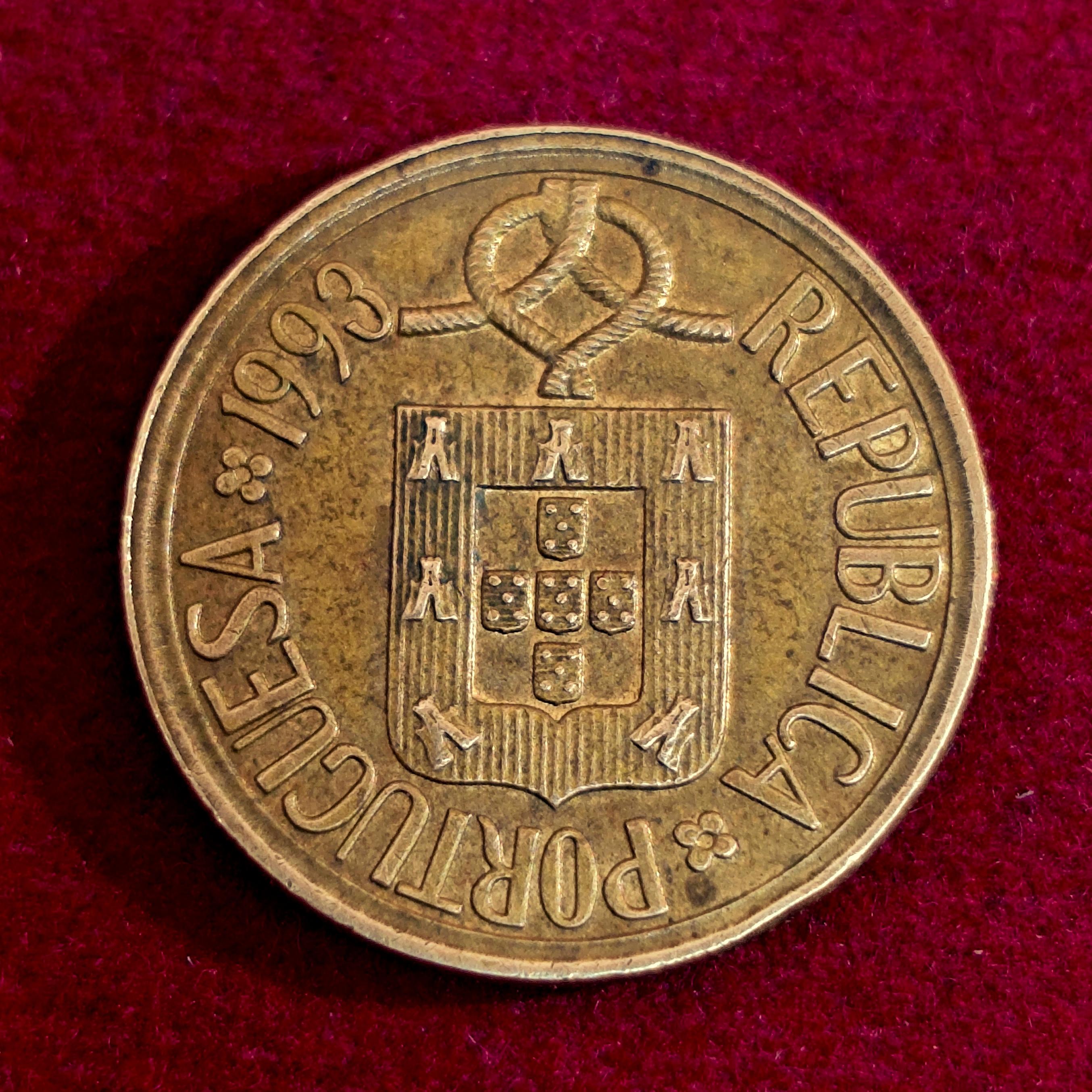 Portugal 5 Escudos 1993 Coin