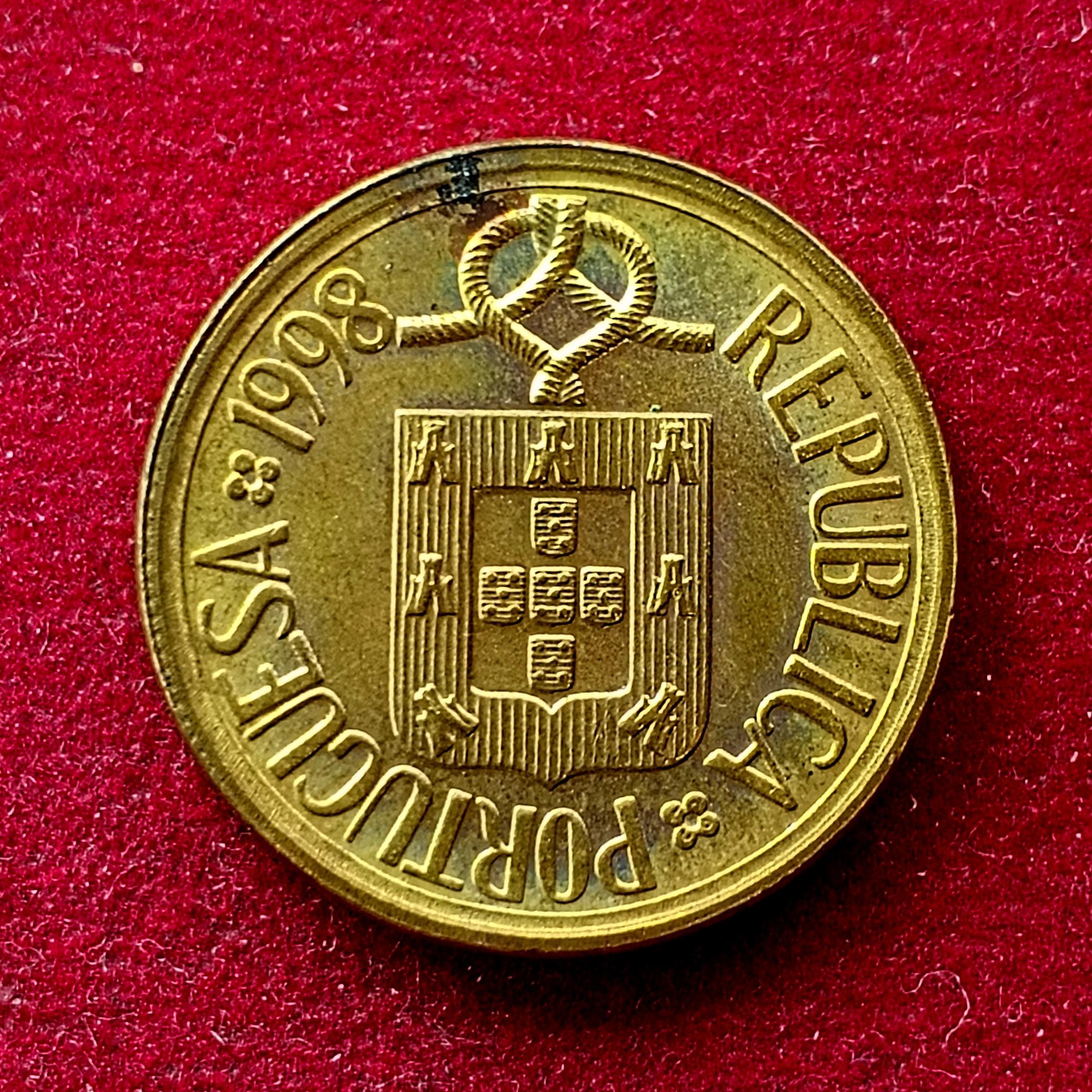 Portugal 5 Escudos 1998 Coin