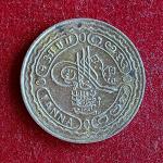 Princely state of Hyderabad 1 Anna - Mir Usman Ali Khan Coin