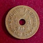 Princely state of Kutch 1 Dhinglo Vijayaraji 2000 (1943) Coin