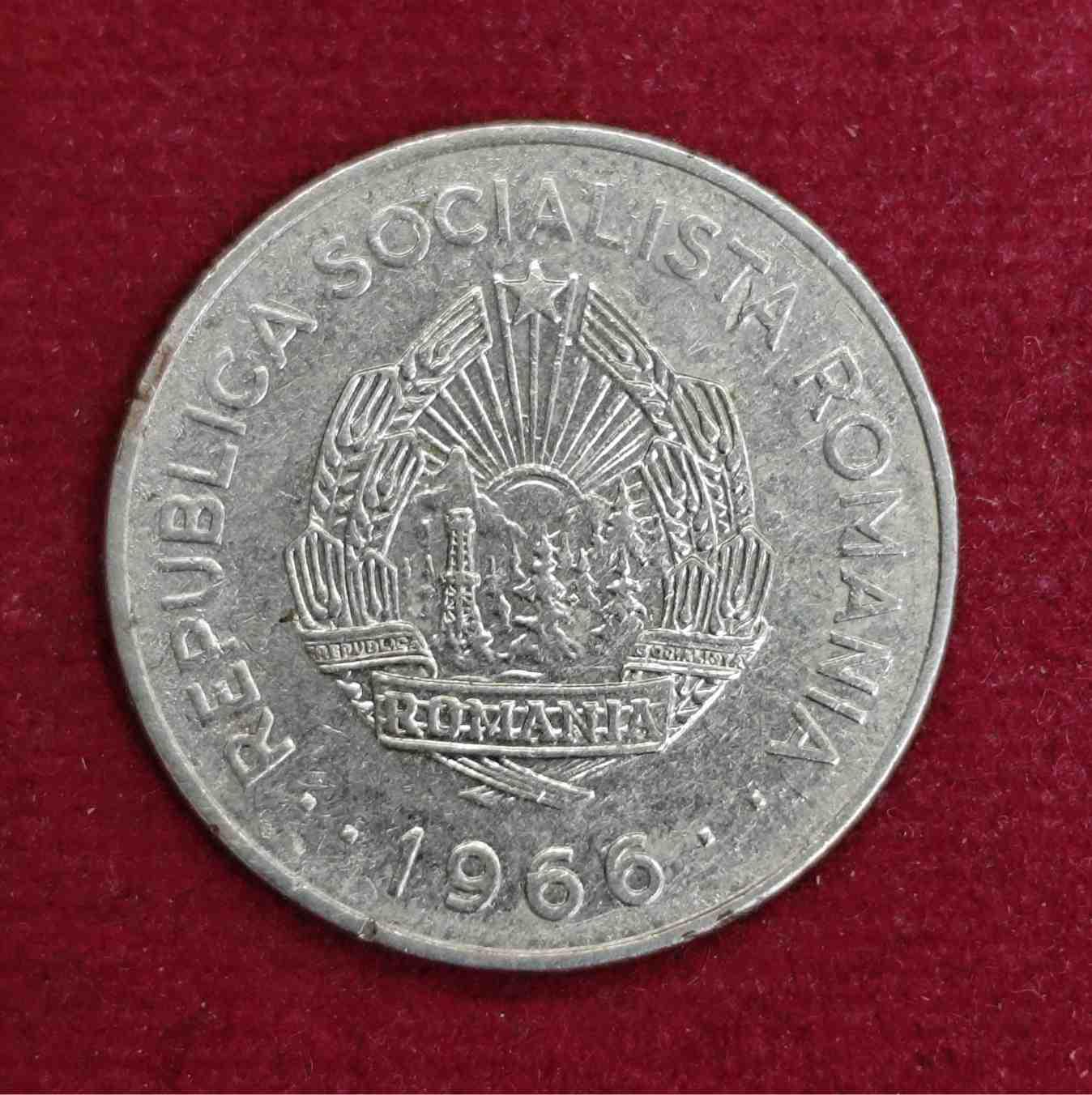 Romania 1 Leu 1966 Coin