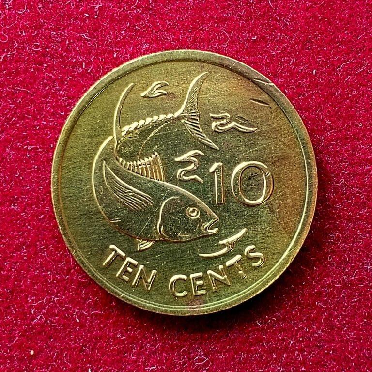 Seychelles 10 Cents 2003 Coin