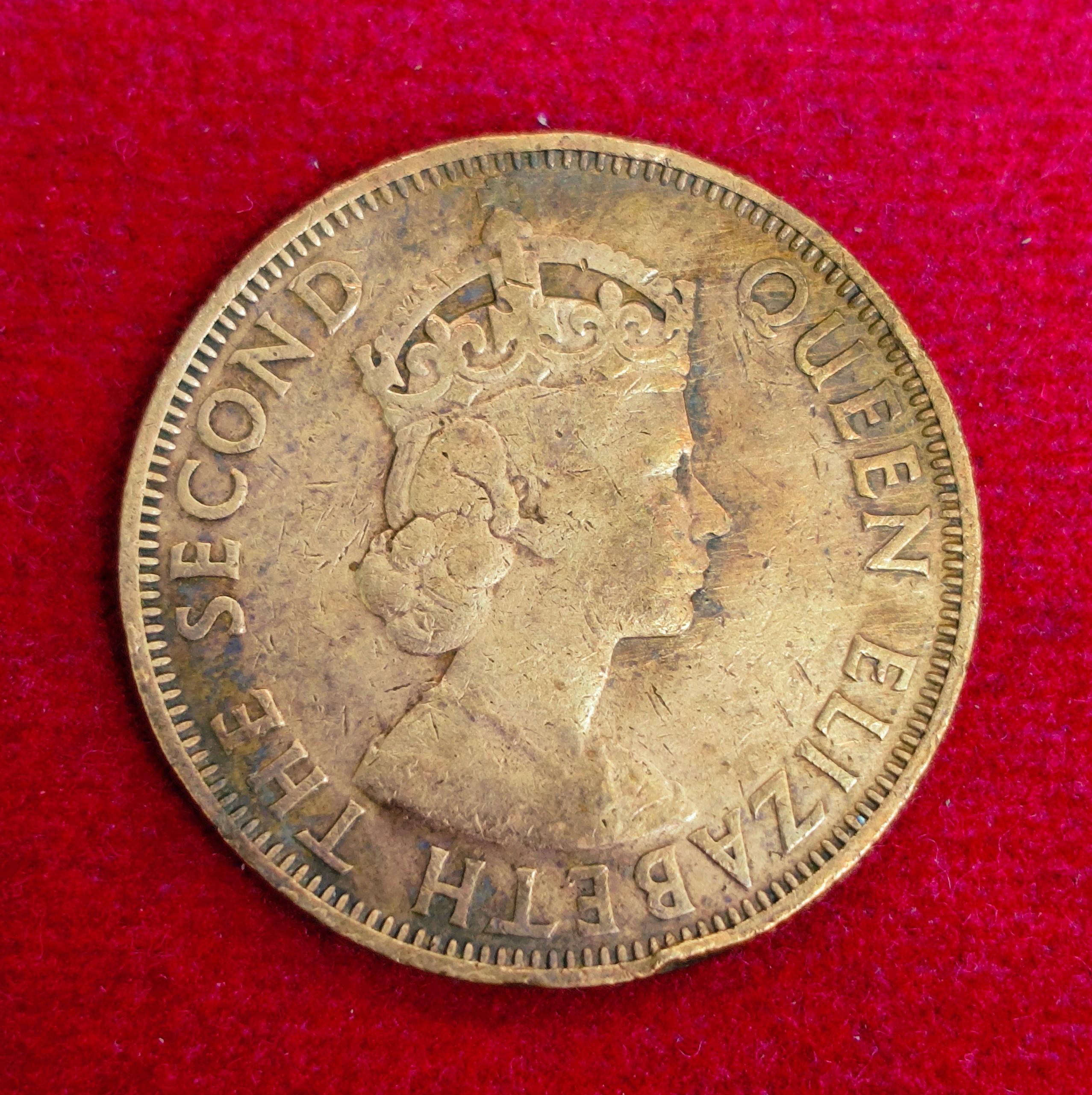 Seychelles 5 Cents Elizabeth II 1st portrait 1965 Coin