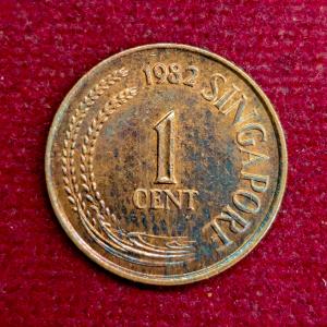 Singapore 1 Cent 1982 Coin