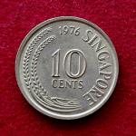 Singapore 10 Cents 1976 Coin