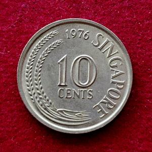 Singapore 10 Cents 1976 Coin