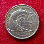 Singapore 20 Cents 1970 Coin