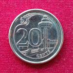 Singapore 20 Cents 2013 Coin