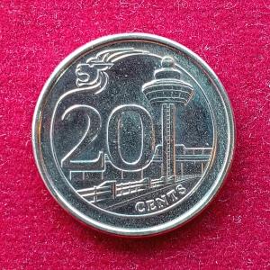 Singapore 20 Cents 2013 Coin