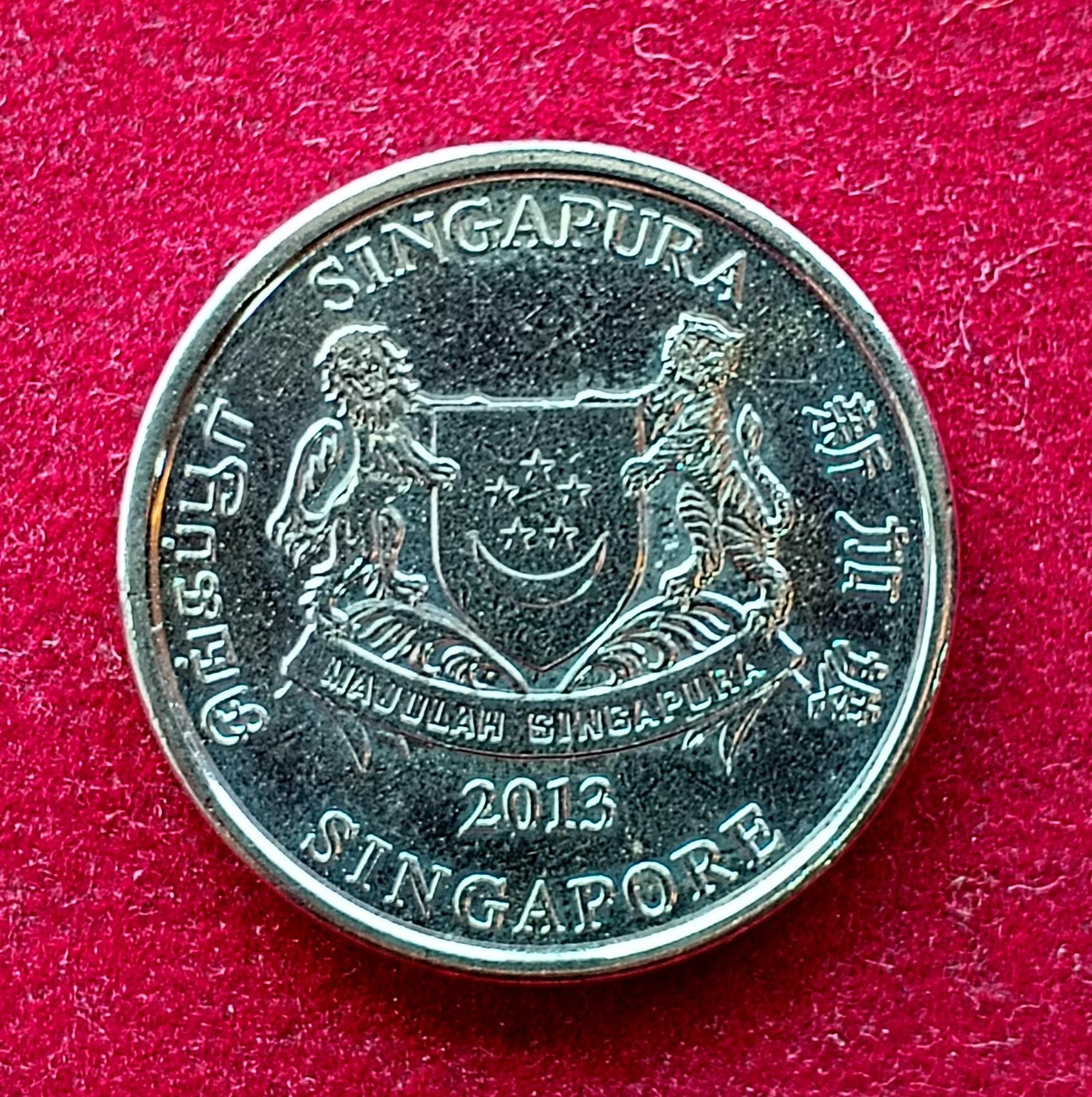Singapore 20 Cents 2013 Coin