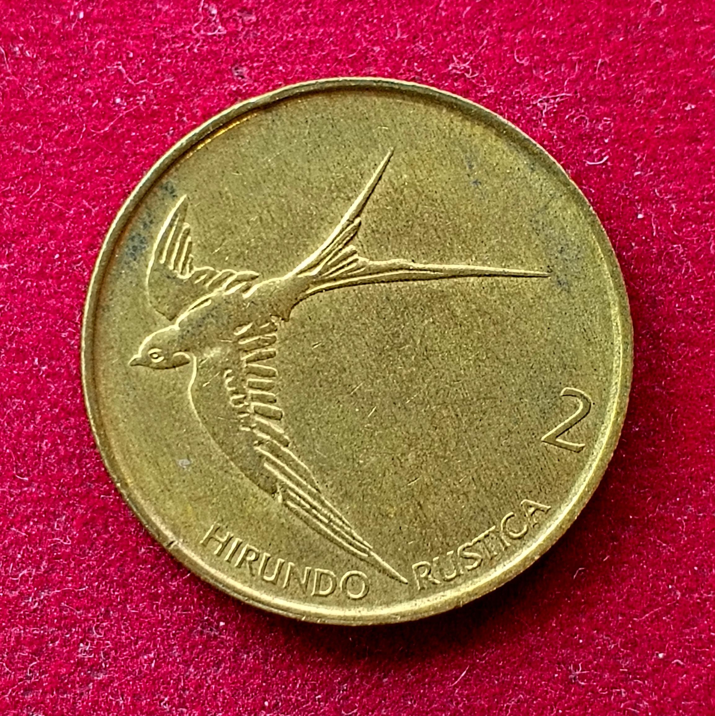 Slovenia 2 Tolarja 2000 Coin
