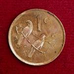 South Africa 1 Cent SUID-AFRIKA 1989 Coin
