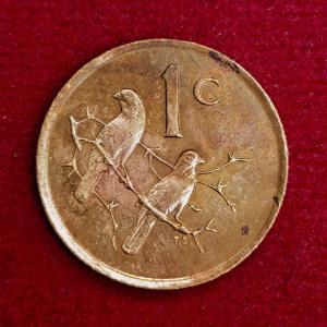 South Africa 1 Cent SUID-AFRIKA 1989 Coin