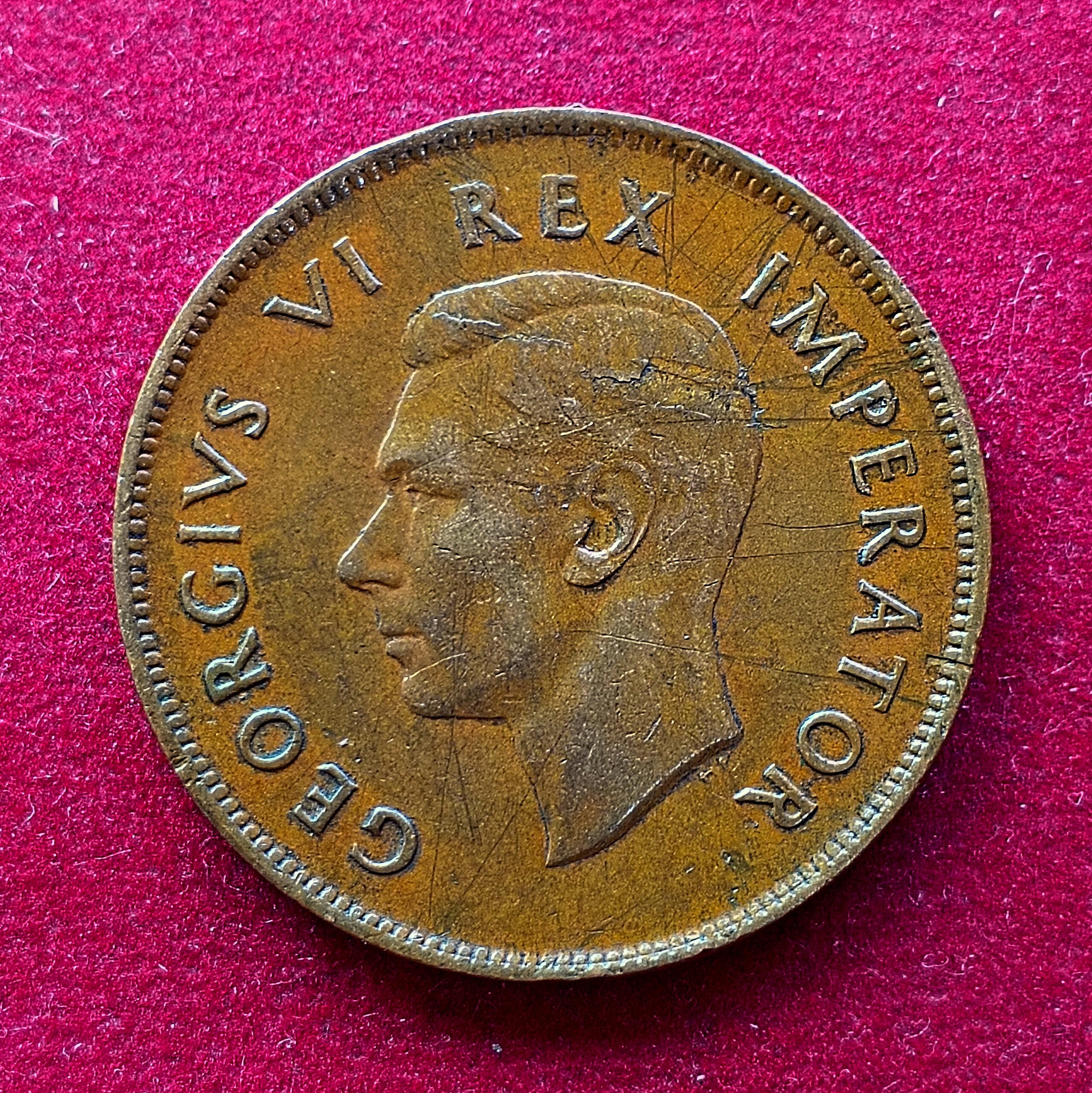 South Africa 1 Penny - George VI SUID AFRIKA - SOUTH AFRICA 1941 Coin