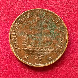 South Africa 1 Penny - George VI SUID AFRIKA - SOUTH AFRICA 1942 Coin