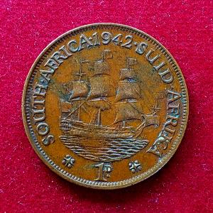 South Africa 1 Penny - George VI SUID AFRIKA - SOUTH AFRICA 1942 Coin