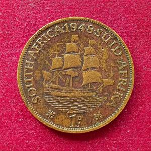 South Africa 1 Penny - George VI SUID AFRIKA - SOUTH AFRICA 1948 Coin