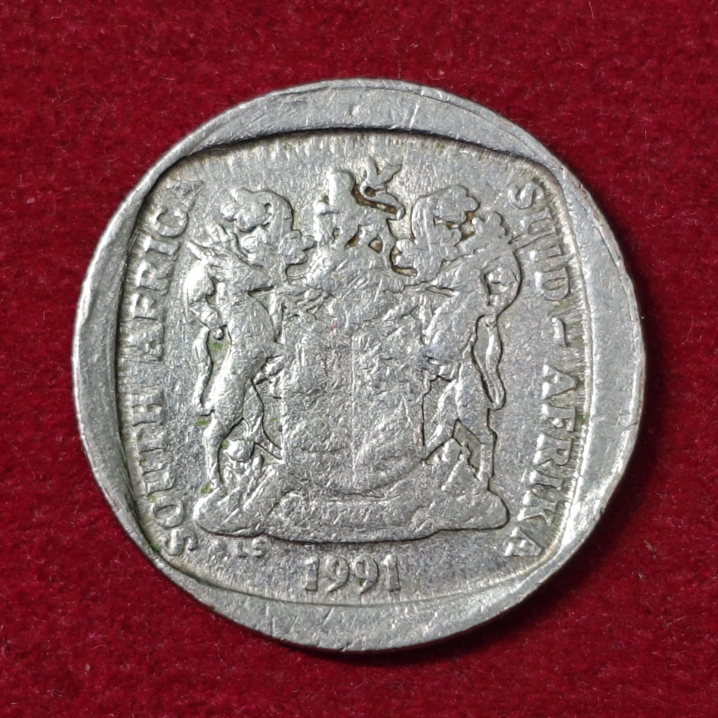 South Africa 1 Rand 1991 Coin