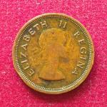 South Africa 1/4 Penny - Elizabeth II 1st portrait 1953 Coin