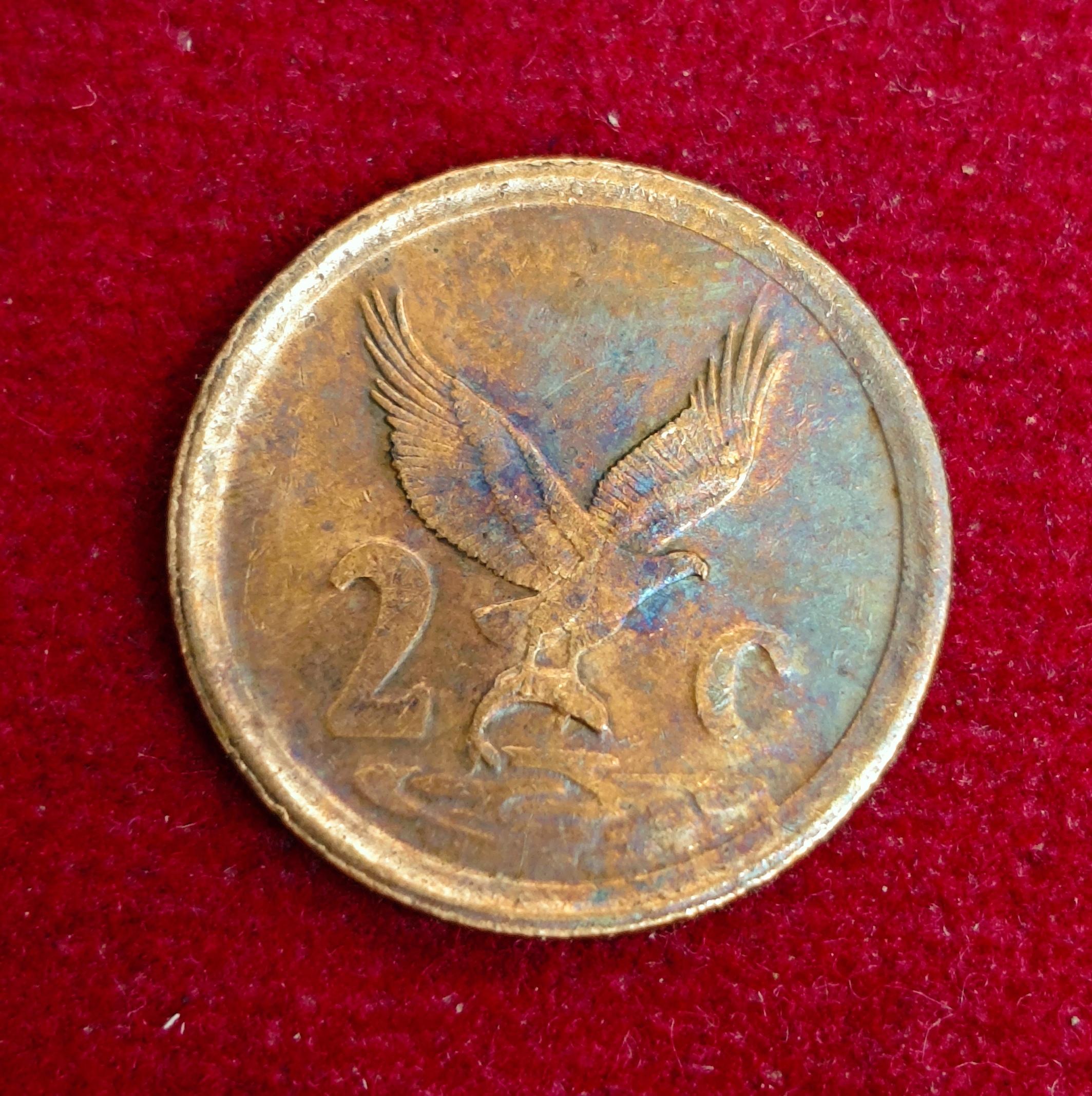 South Africa 2 Cents 1995 Coin