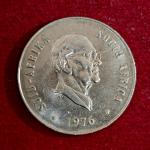 South Africa 20 Cents Jacobus J. Fouche 1976 Coin