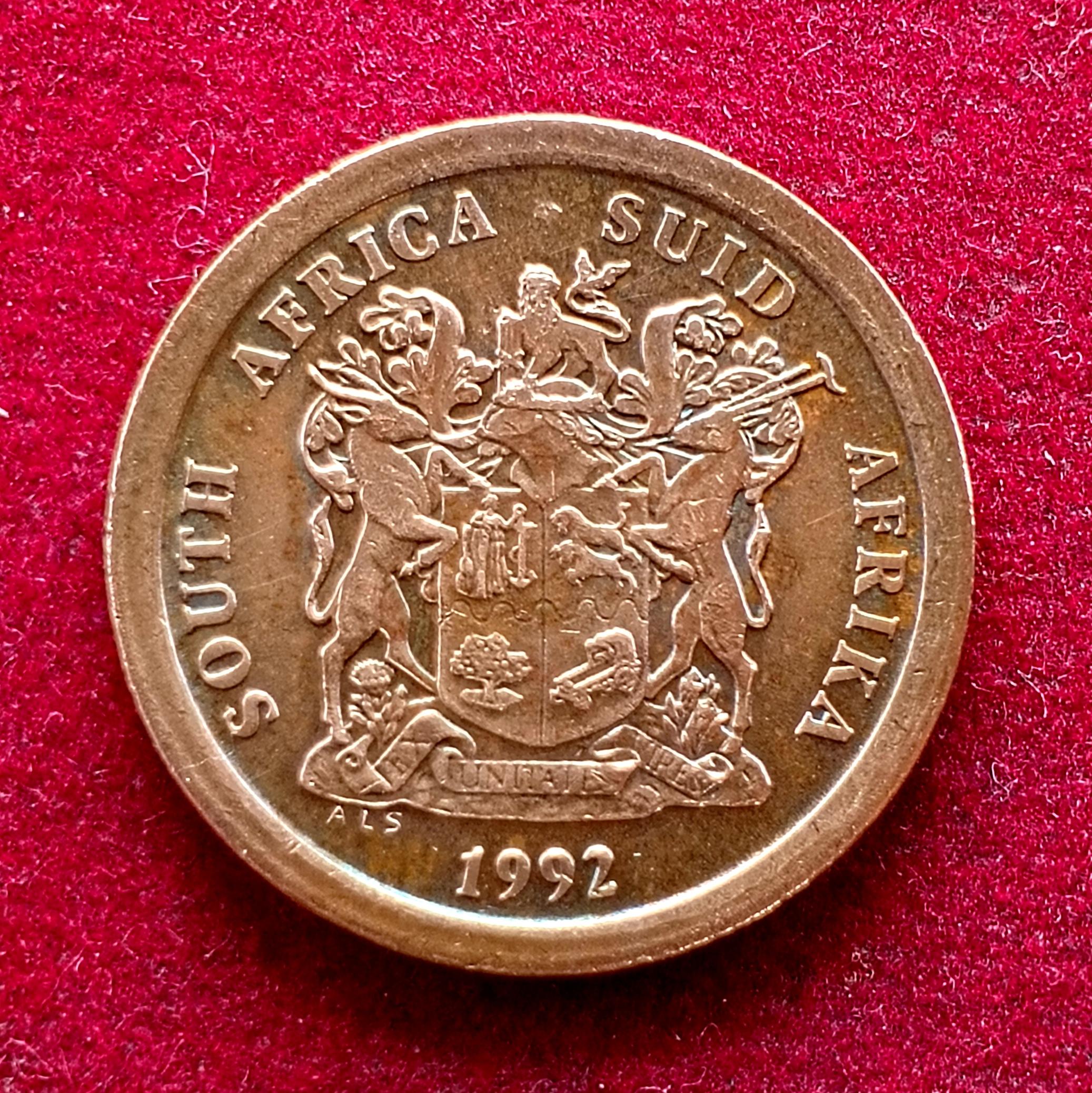 South Africa 5 Cents 1992 Coin