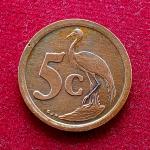 South Africa 5 Cents 1992 Coin