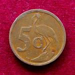 South Africa 5 Cents AFRIKA-DZONGA 2007 Coin