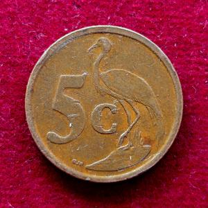 South Africa 5 Cents AFRIKA-DZONGA 2007 Coin