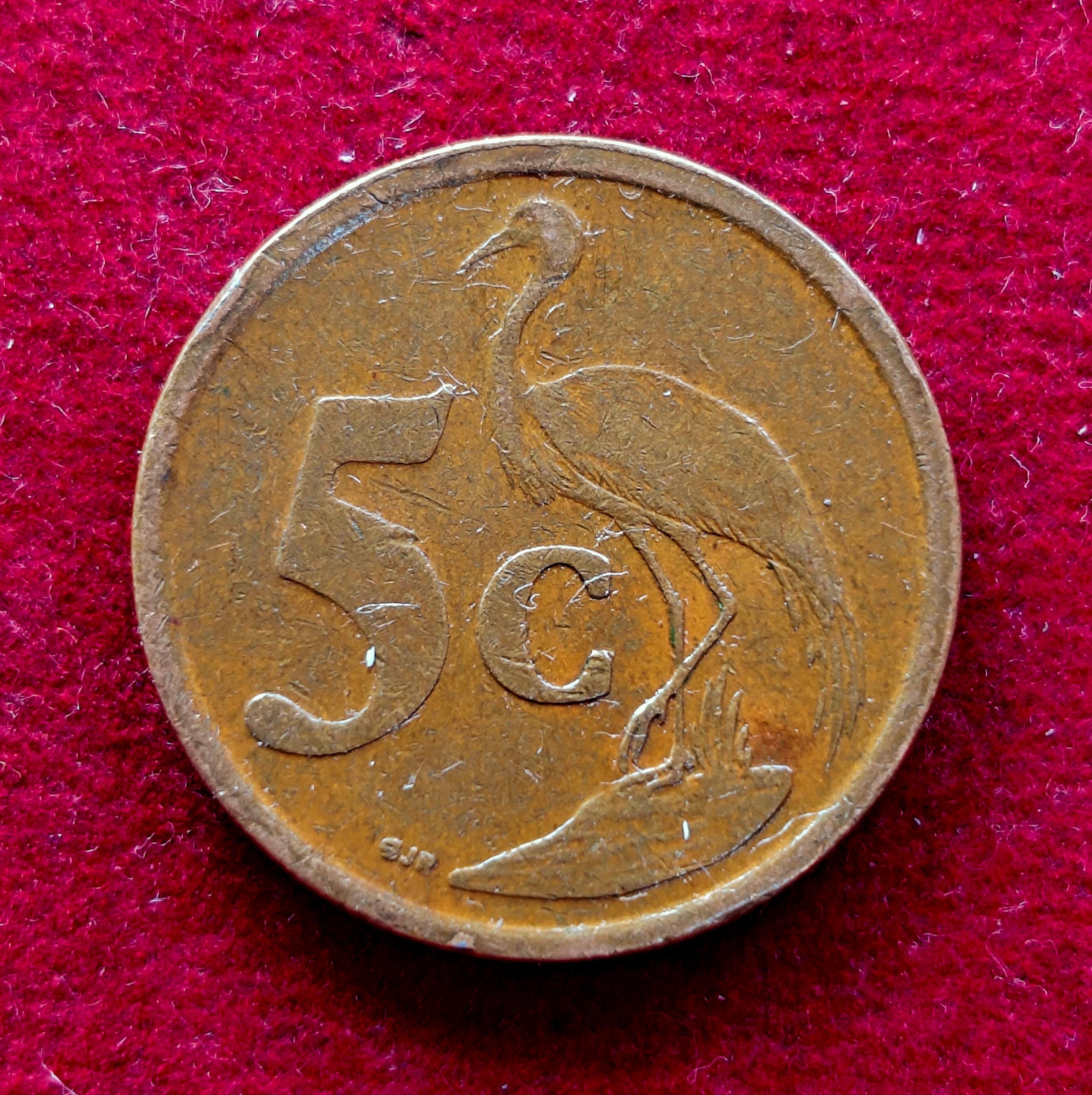 South Africa 5 Cents AFRIKA-DZONGA 2007 Coin