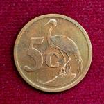 South Africa 5 Cents AFRIKA-DZONGA 2008 Coin