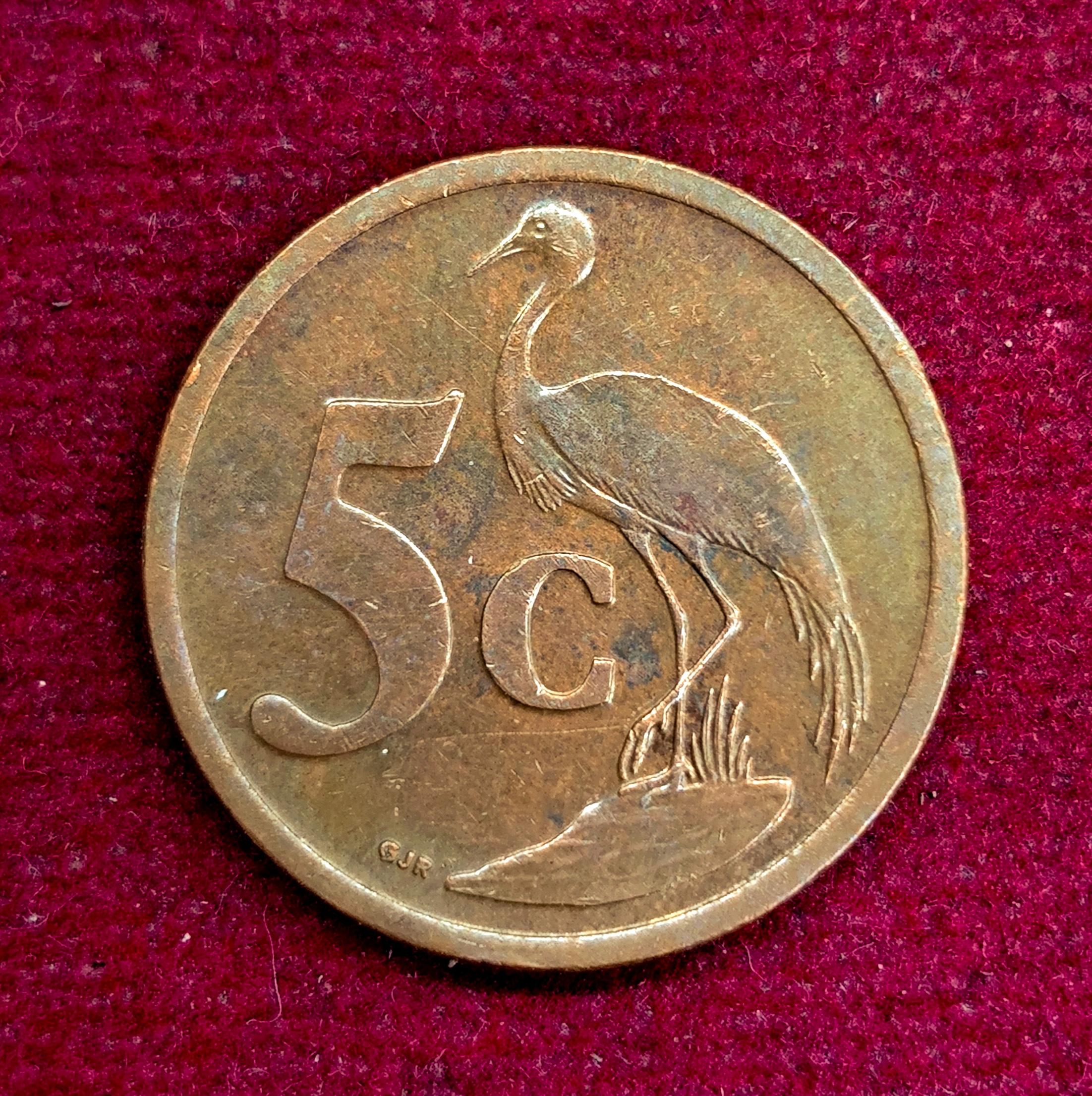 South Africa 5 Cents AFRIKA-DZONGA 2008 Coin