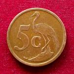 South Africa 5 Cents AFRIKA-DZONGA 2008 Coin