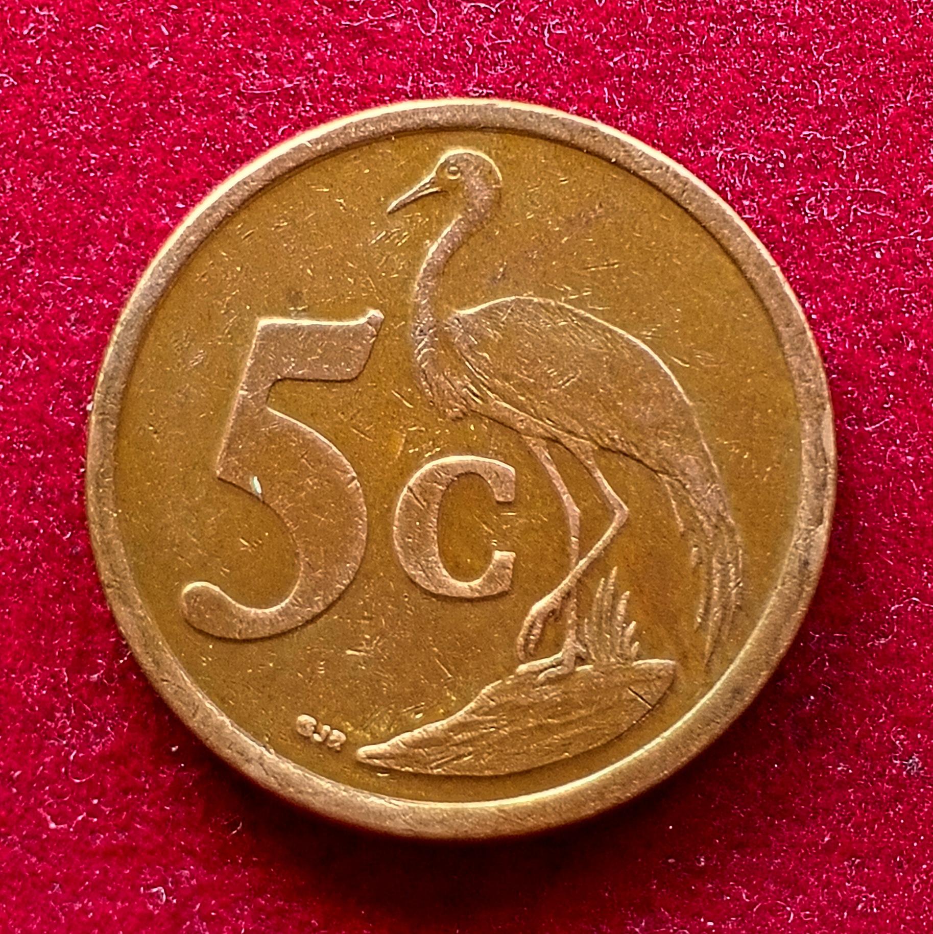 South Africa 5 Cents AFRIKA-DZONGA 2008 Coin