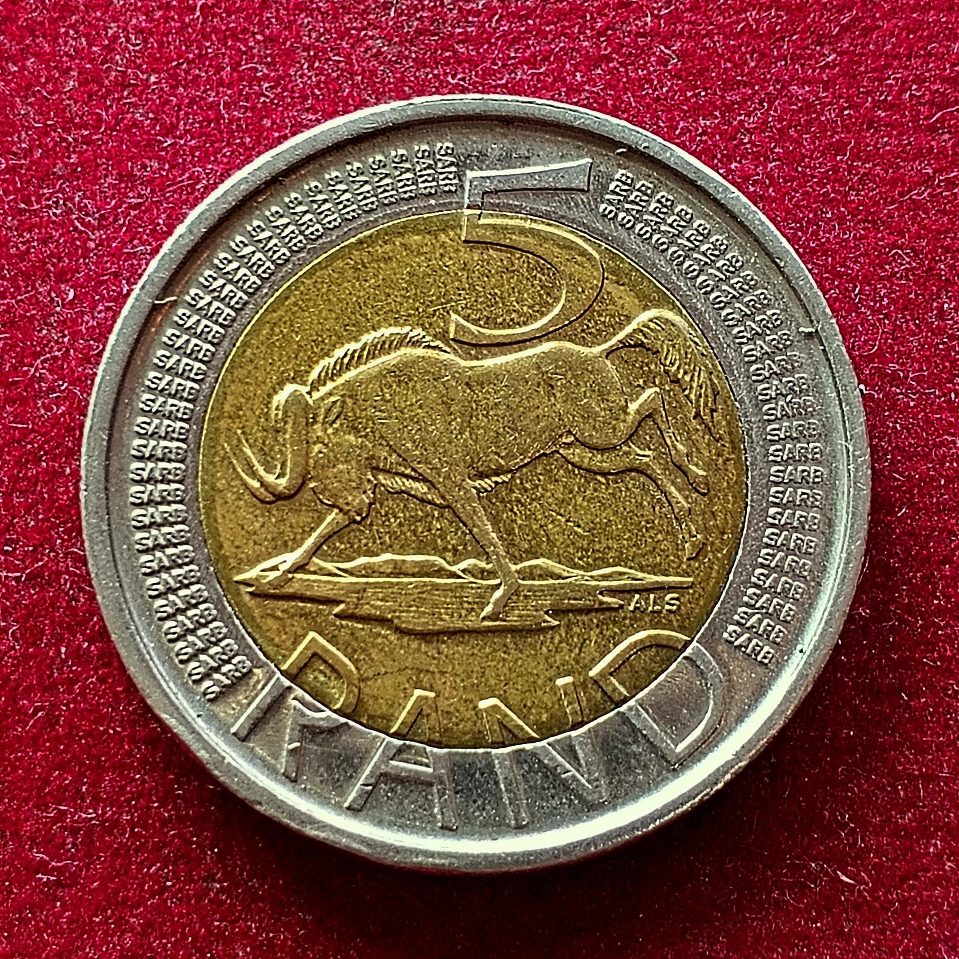 South Africa 5 Rand 2011 Coin